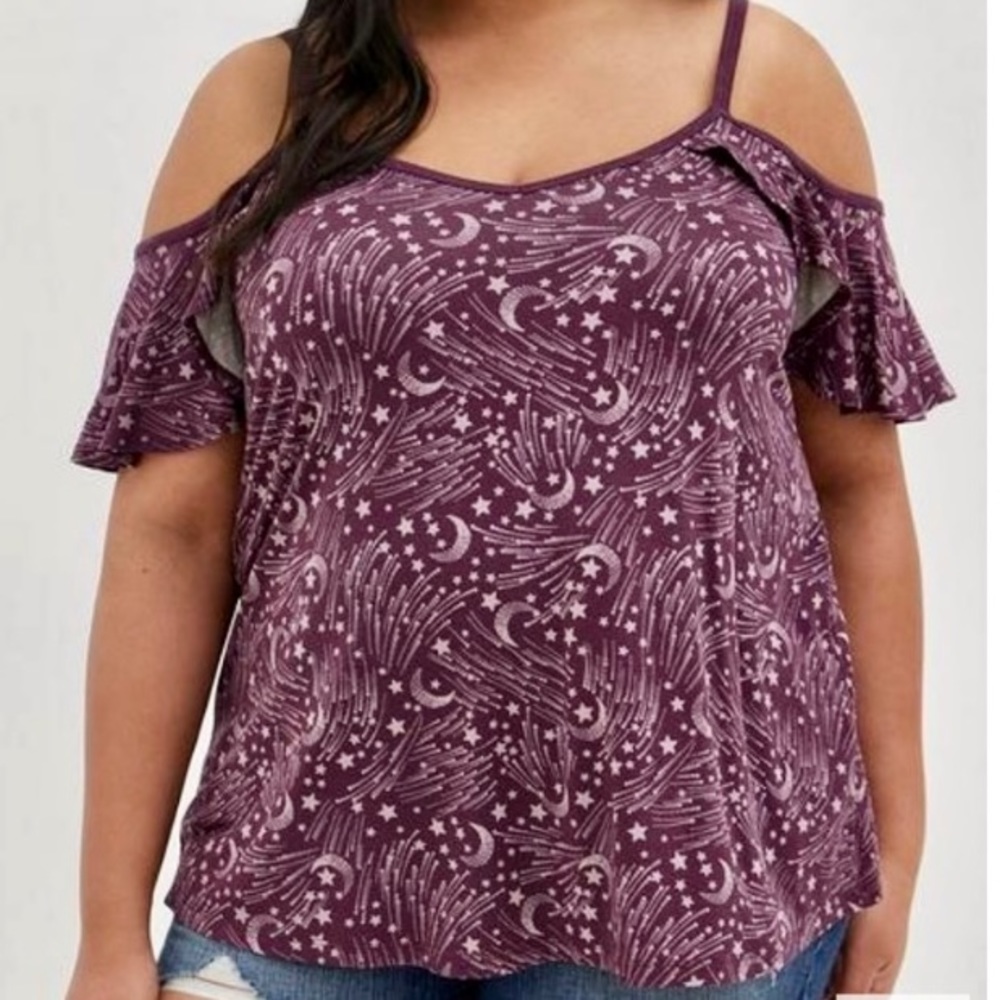 Torrid Cold Shoulder Top